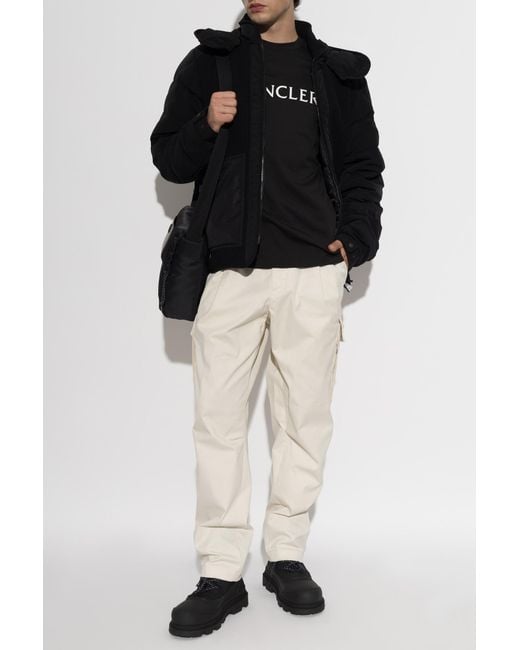 Moncler Black Puffer Jacket 'Pelat' for men
