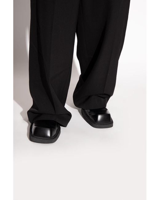 Balenciaga 'inspector' Derby Shoes in Black for Men | Lyst
