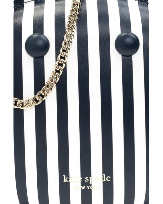 Kate Spade Patterned Shoulder Bag in White - Lyst
