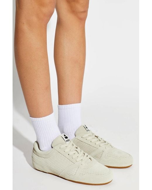 Isabel Marant White "Senny Low" Sports Shoes