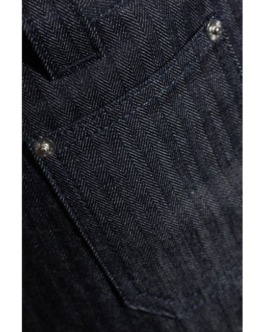 Givenchy Blue Cargo Jeans for men