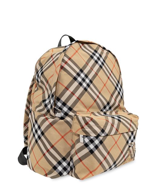 Burberry Gray Rucksack for men