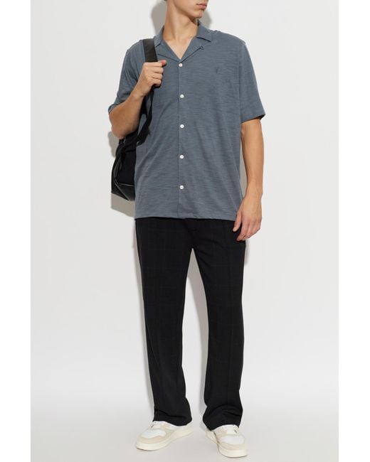 AllSaints Blue Shirt 'Robson' for men
