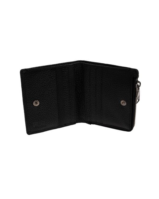 DIESEL Black Wallet 'Hissu Evo Bi Fold Zip L' for men