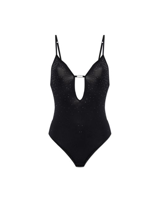 DIESEL Black Ufby-Oval-D-Bodysuit Bodysuit