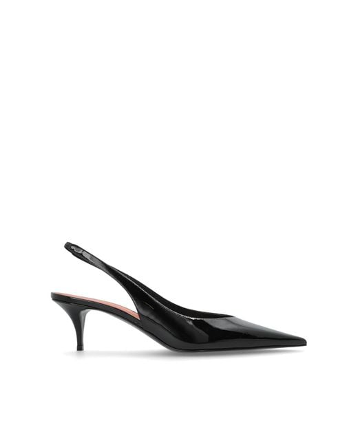 AMINA MUADDI Black Heeled Shoes "Anok"