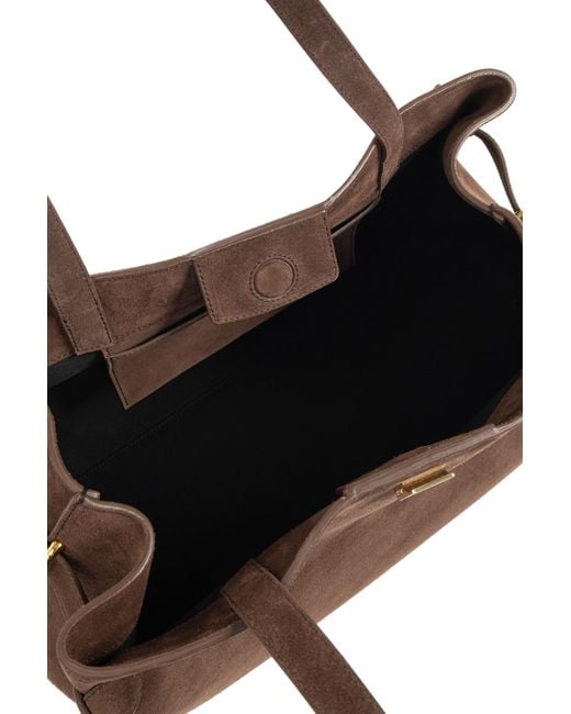 Yuzefi Brown Shopper Bag 'Gyoza'