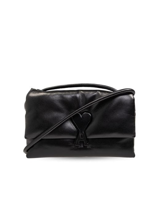 AMI Black 'Voulez-Vous' Shoulder Bag