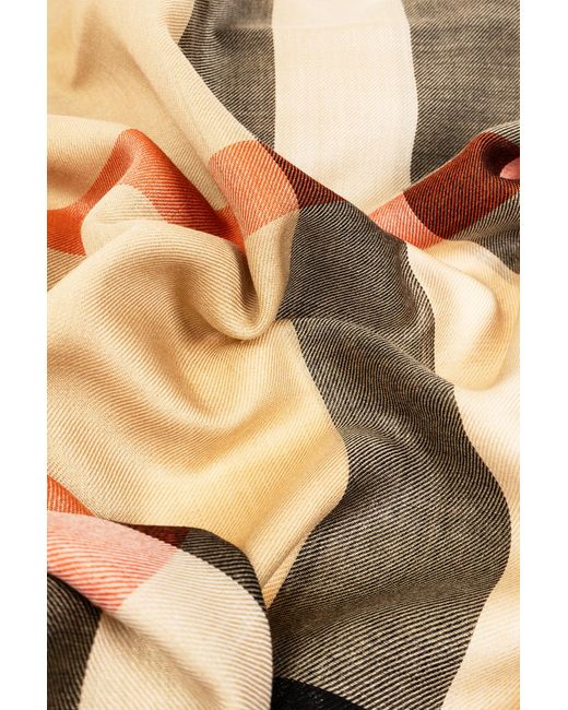 Burberry Natural Cashmere Scarf,