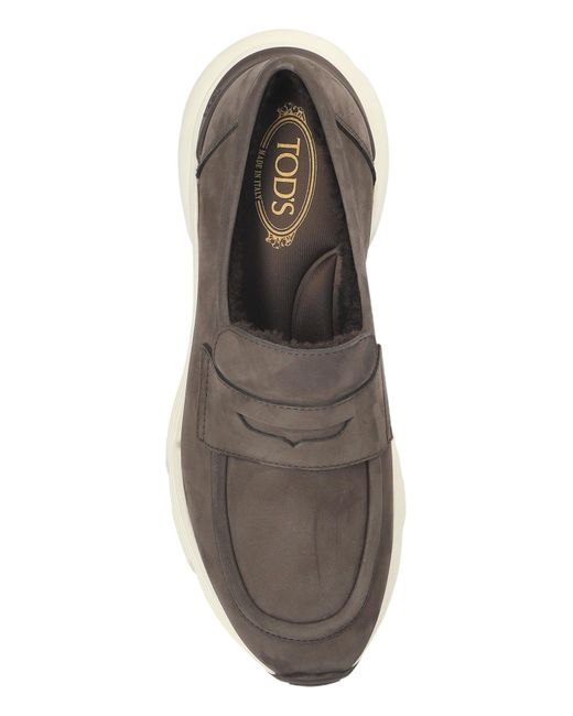 Tod's Blue Insulated Sports Shoes Type 'Loafers'