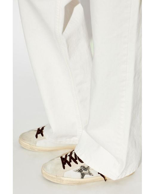 Golden Goose Deluxe Brand Natural 'Super-Star' Sports Shoes