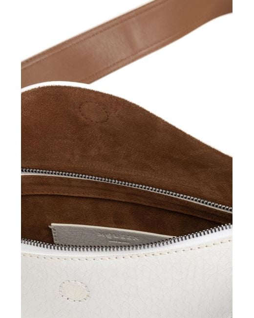 Alexander McQueen White Shoulder Bag The Sling