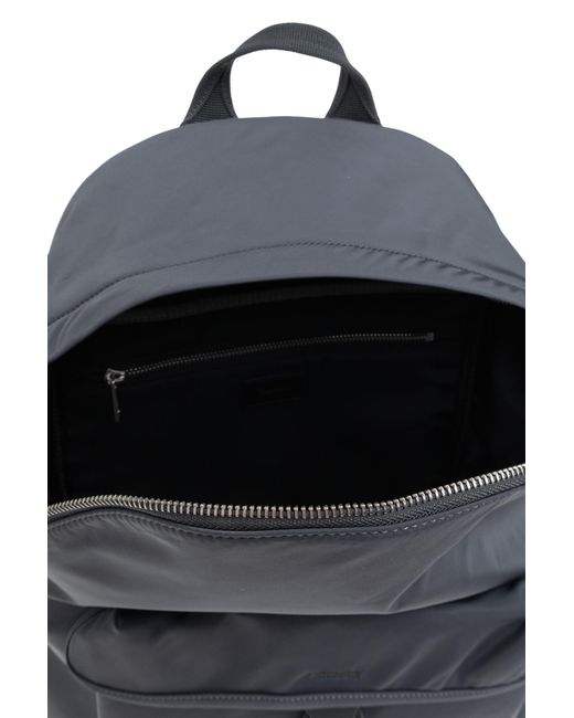 Paul Smith Blue Backpack With Logo Patch for men