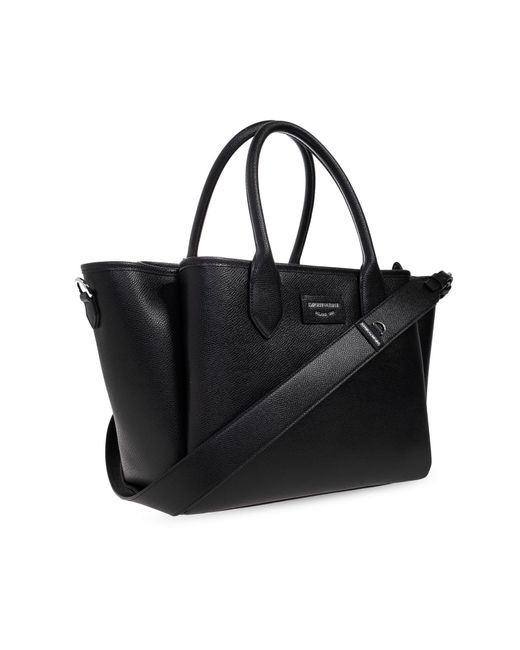 Emporio Armani Black Shopper-Type Bag