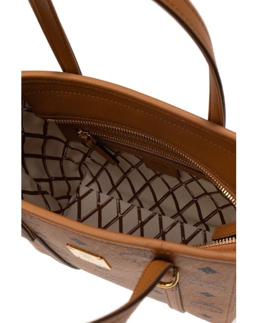 MCM Brown Handbag With Monogram