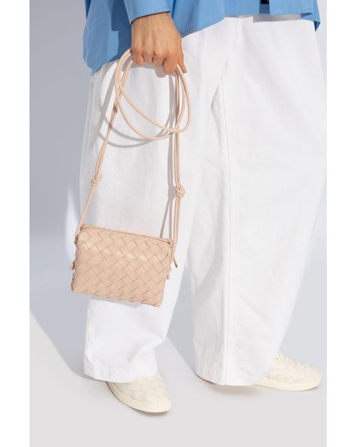 Bottega Veneta Pink Mini Loop Camera Bag