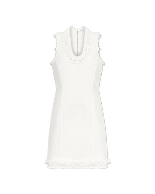 Ferragamo White Denim Dress