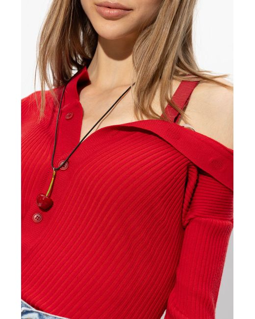 Jacquemus Red Cherry Necklace