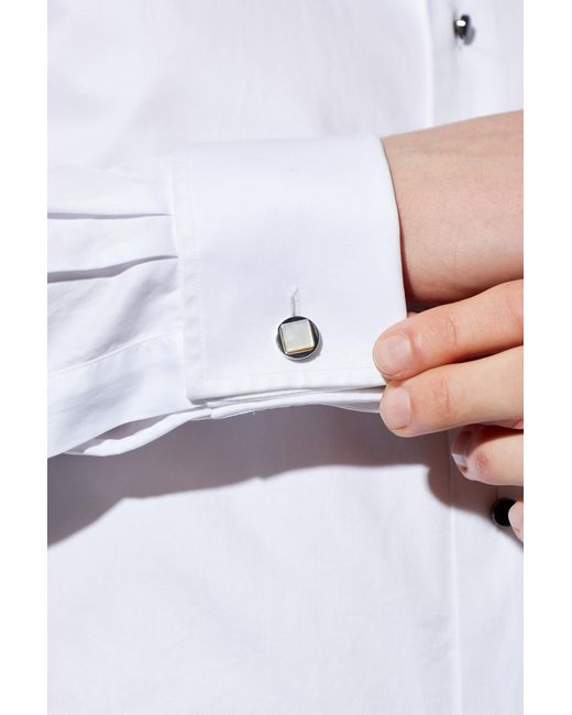 Ferragamo Metallic Cufflinks for men