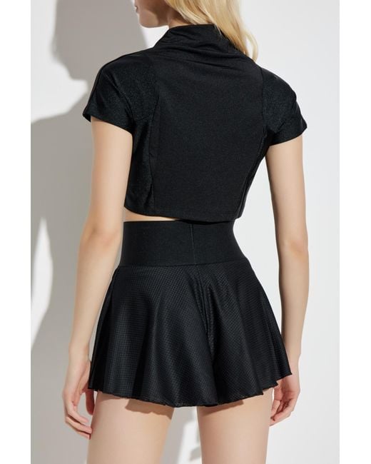 Adidas Originals Black Short Top With Embroidered Logo