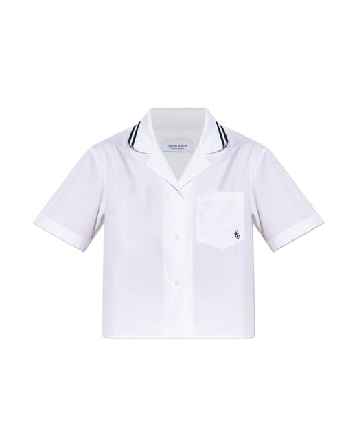 Sporty & Rich White Shirt With Pocket