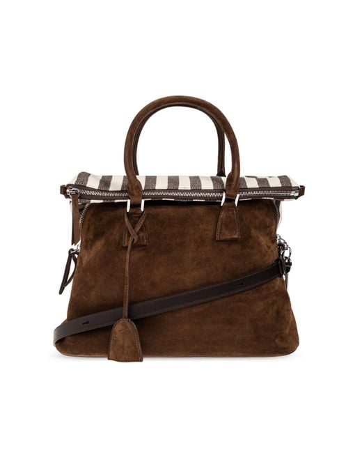 Maison Margiela Brown '5Ac Soft Medium' Hand-Held Bag