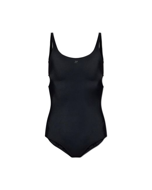 Courreges Black One-Piece Swimsuit