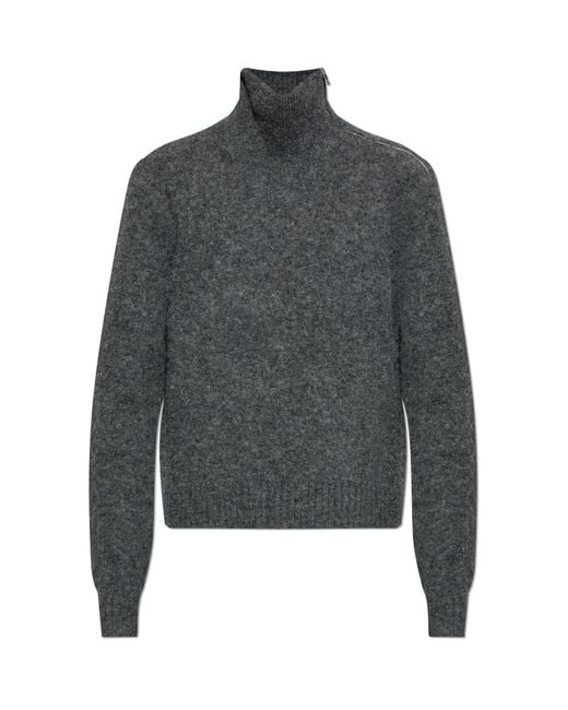 Isabel Marant Black Leather Jacket 'Blaike' for men