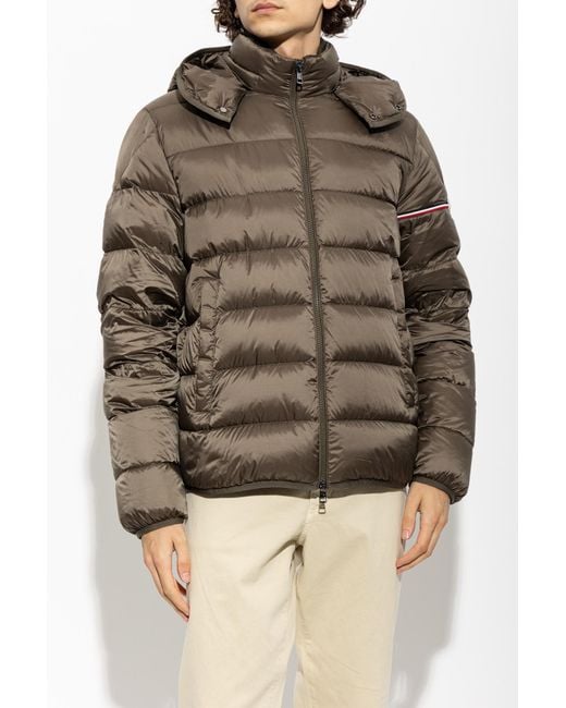 Moncler Brown Puffer Jacket 'Ravenlock' for men
