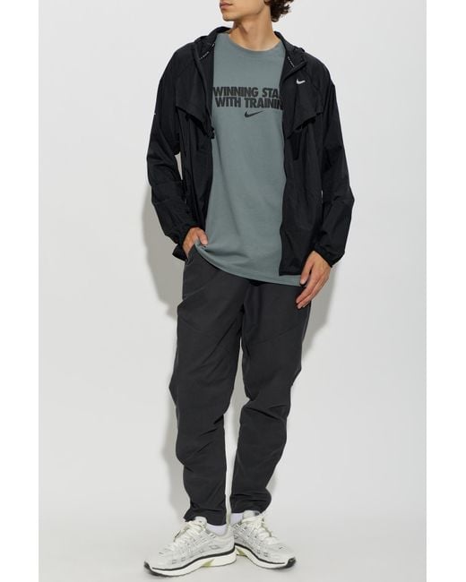 Nike Black Hooded Jacket for men