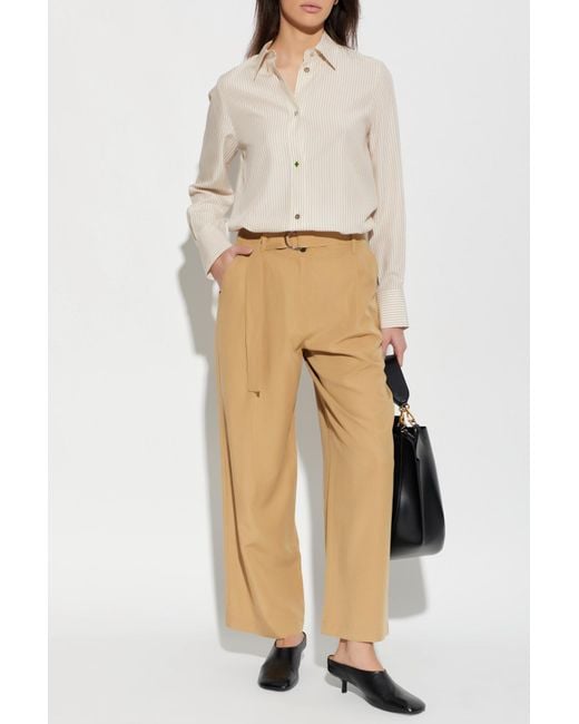 Paul Smith White Shirt With Stripe Pattern