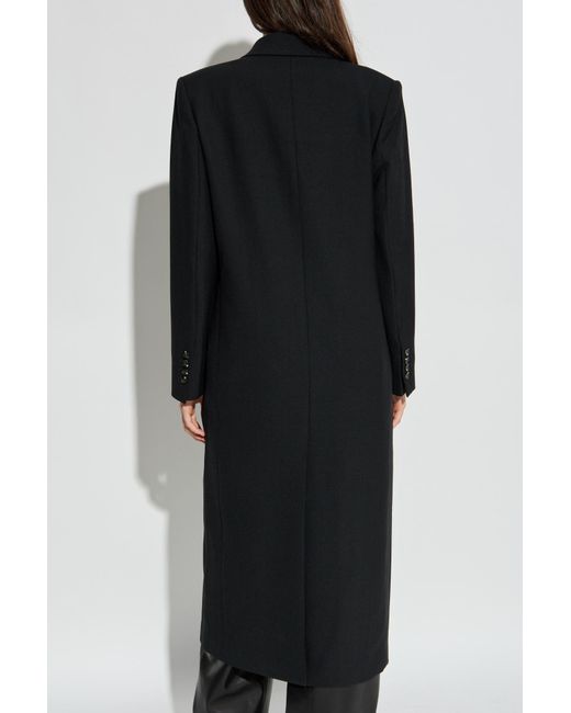 Rag & Bone Black Single Back-Vent Coat
