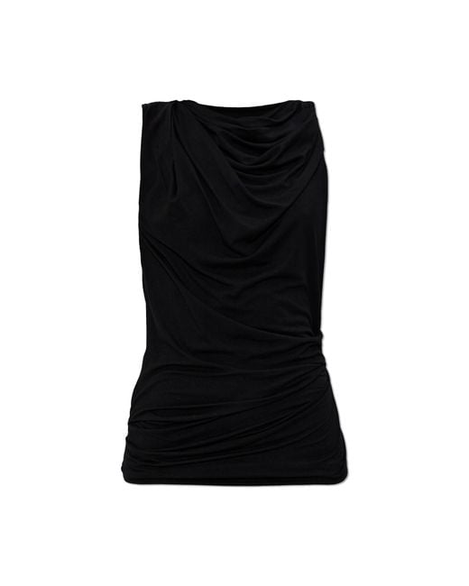 Entire studios Black Draped Top