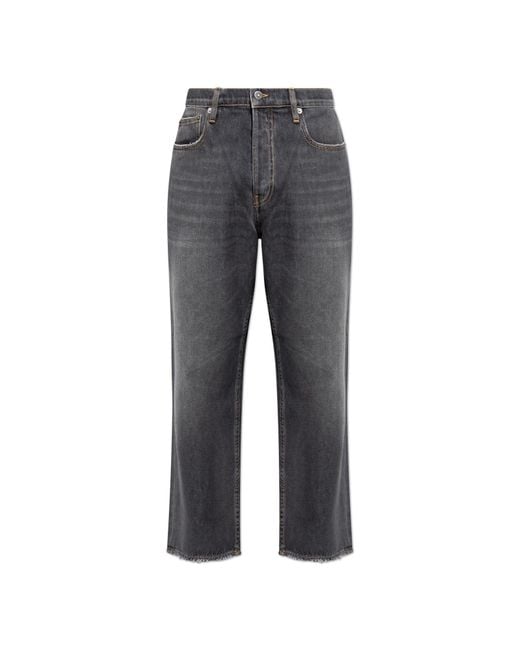Golden Goose Deluxe Brand Gray Wide-Leg Jeans for men