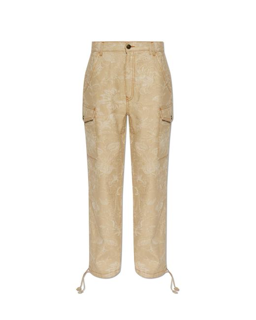 Etro Natural 'Cargo' Jeans
