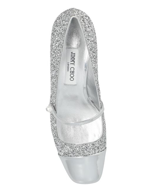 Jimmy Choo White Heeled Shoes Elisa