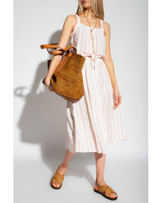 Linen skirt sussan top