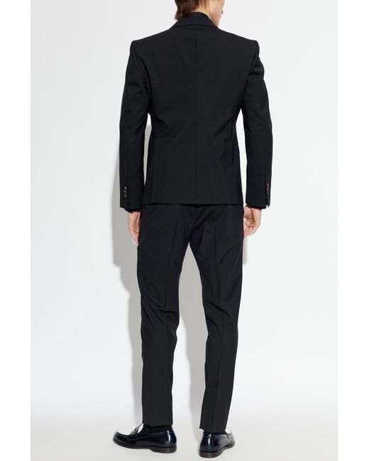 DSquared² Black Wool Suit for men