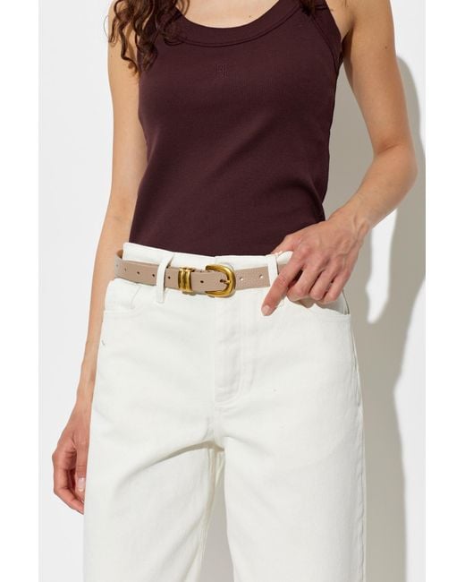 By Malene Birger Natural Leather Belt "Zoilo"