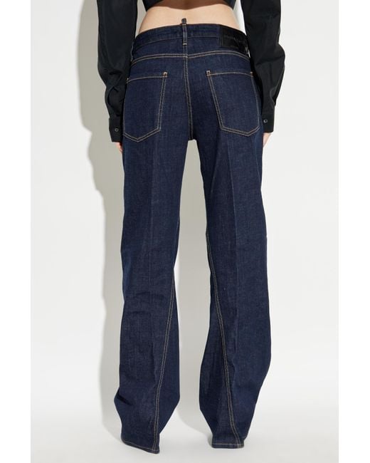 DSquared² Blue 'D2 Twisted' Jeans