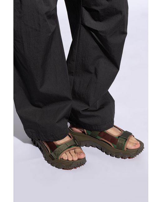 Moncler Green 'trailgrip' Sandals, for men
