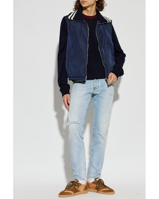 DSquared² Blue Insulated Vest for men