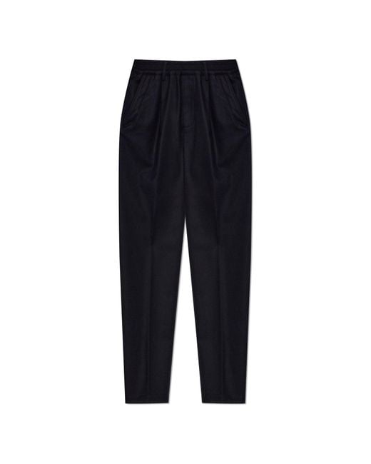 Eleventy Blue Wool Trousers for men