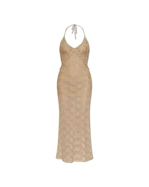 LoveShackFancy White Long Dress 'Vreya'