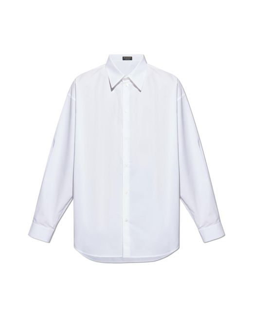 Balenciaga White Oversize Shirt for men