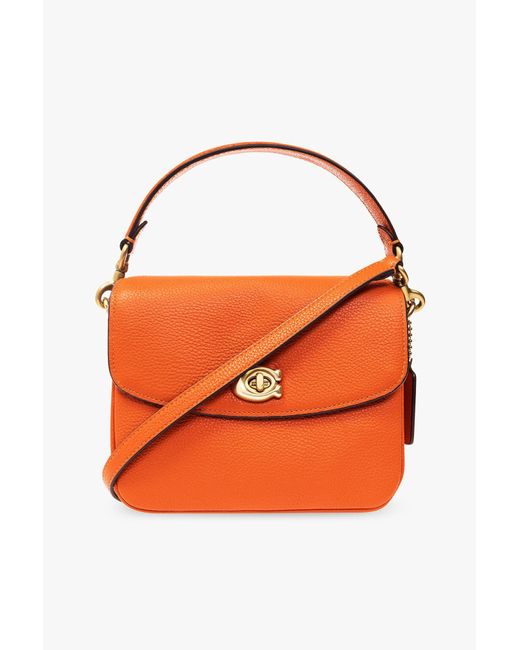 COACH Orange 'cassie 19' Shoulder Bag