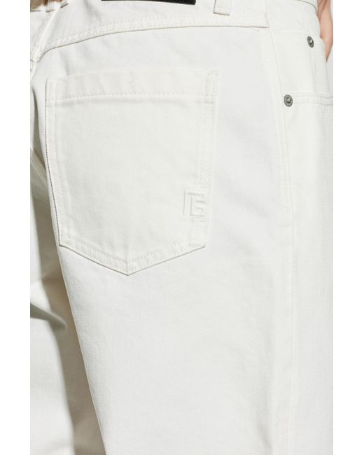 Balmain Blue Jeans With Slightly Tapered Legs for men