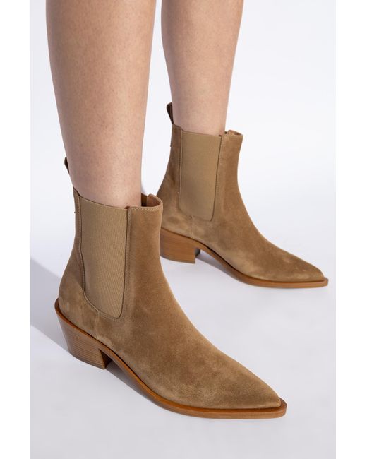Gianvito Rossi Brown Heeled Ankle Boots Wylie