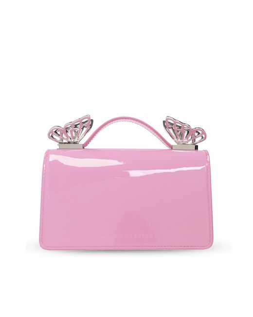 Sophia Webster Pink Shoulder Bag 'Mariposa Mini'