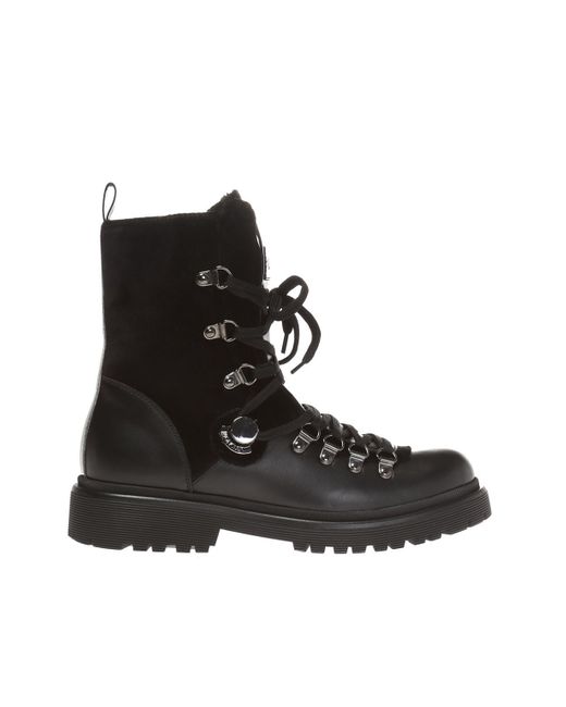 Moncler Black 'berenice' Padded Boots